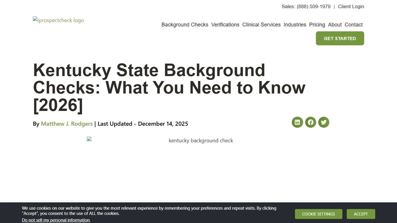Kentucky State Background Checks: What You Need to Know [2026]